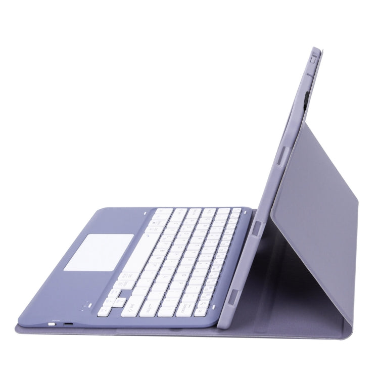 A0N4-A Detachable Sheep Pattern TPU Bluetooth Keyboard Tablet Leather Case with Touchpad For Xiaomi Pad 5 Pro 12.4(Purple) - Mi Pad 5 Pro 12.4 Case by PMC TechLife | Online Shopping South Africa | PMC TechLife
