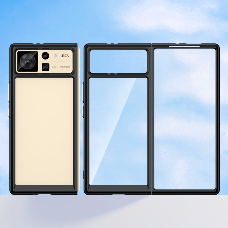 For Xiaomi Mix Fold 2 Colorful Series Acrylic + TPU Phone Case(Black) - free shipping - PMC TechLife - Order now!