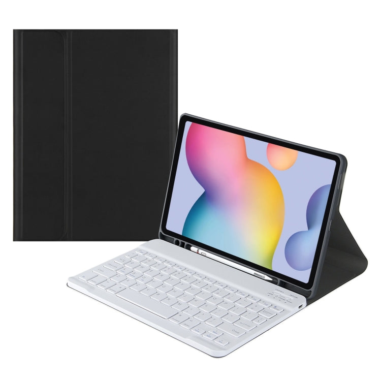 A7 Square Cap Bluetooth Keyboard Leather Case with Pen Slot For Samsung Galaxy Tab A7 10.4 2020(Black) - Samsung Keyboard by PMC TechLife | Online Shopping South Africa | PMC TechLife | Buy Now Pay Later Mobicred