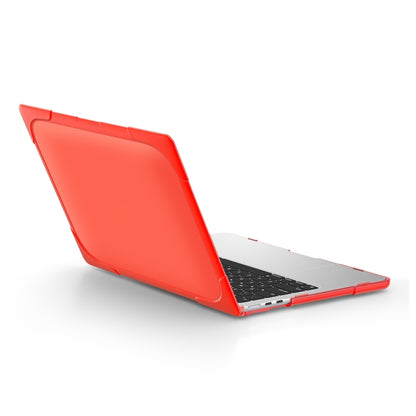 For MacBook Air 13.6 inch A2681 2022 TPU + PC Two-color Anti-fall Laptop Protective Case(Red) - MacBook Air Cases by PMC Jewellery | Online Shopping South Africa | PMC Jewellery