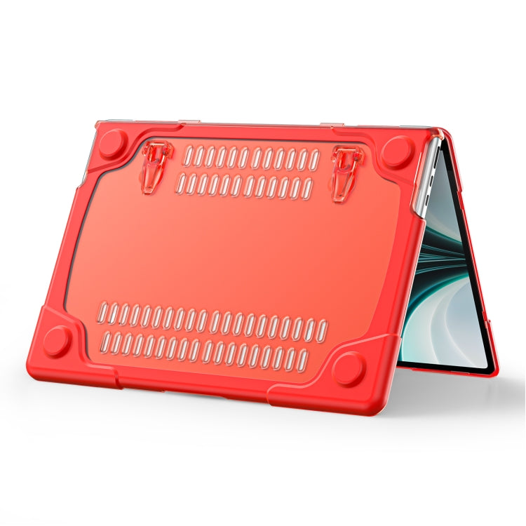 For MacBook Air 13.6 inch A2681 2022 TPU + PC Two-color Anti-fall Laptop Protective Case(Red) - MacBook Air Cases by PMC Jewellery | Online Shopping South Africa | PMC Jewellery