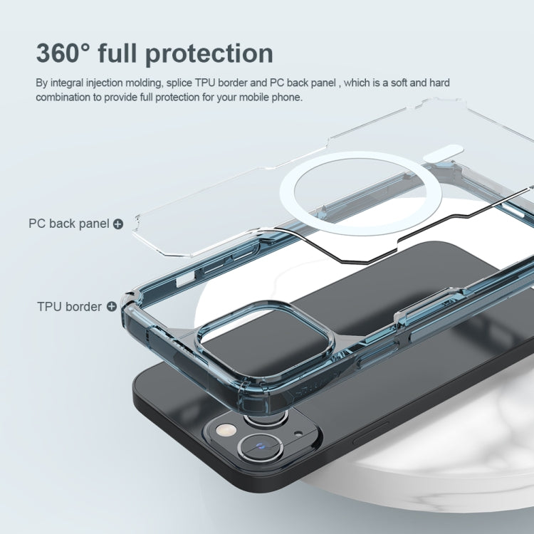 For iPhone 14 NILLKIN Ultra Clear Magsafe PC + TPU Phone Case (Transparent) - iPhone 14 Cases by NILLKIN | Online Shopping South Africa | PMC Jewellery