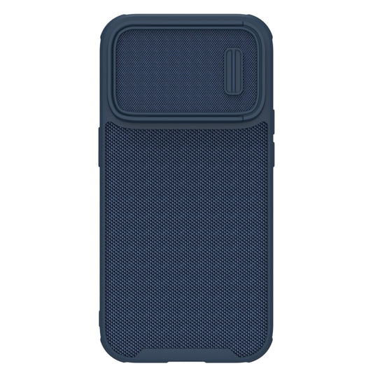 For iPhone 14 Pro Max NILLKIN 3D Textured Camshield PC + TPU Phone Case(Blue) - iPhone 14 Pro Max Cases by NILLKIN | Online Shopping South Africa | PMC Jewellery