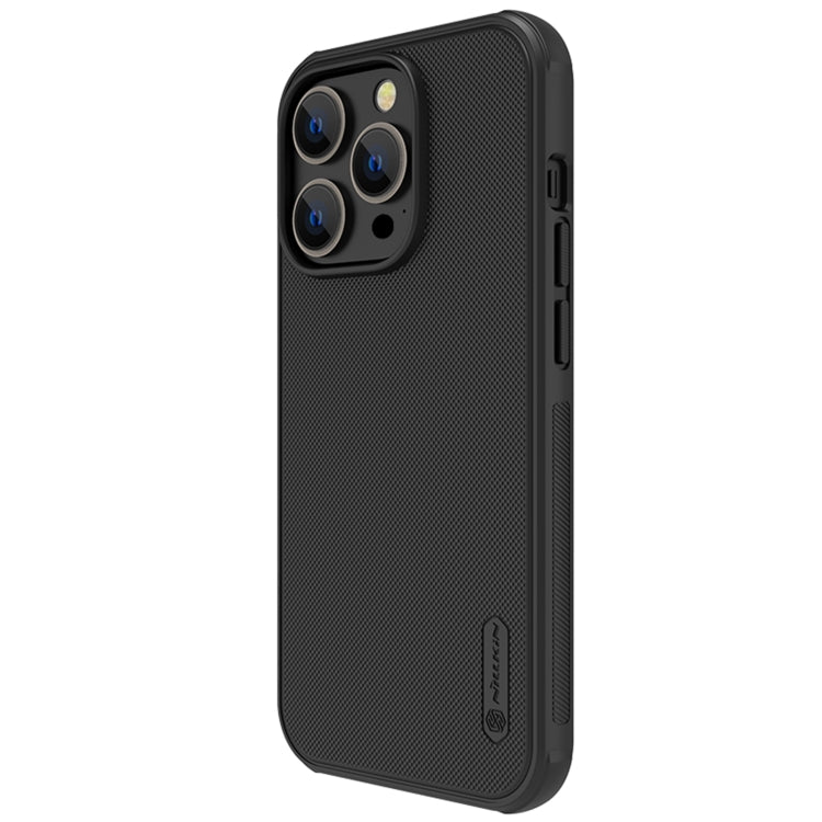 For iPhone 14 Pro Max NILLKIN Frosted Shield Pro Magsafe Phone Case(Black) - iPhone 14 Pro Max Cases by NILLKIN | Online Shopping South Africa | PMC Jewellery