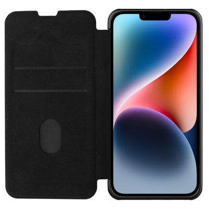 For iPhone 14 Plus  NILLKIN QIN Series Pro Leather Phone Case(Black) - iPhone 14 Plus Cases by NILLKIN | Online Shopping South Africa | PMC Jewellery