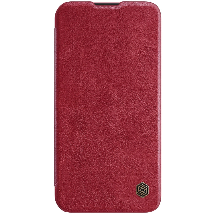 For iPhone 14 Pro NILLKIN QIN Series Pro Crazy Horse Texture Leather Case(Red) - iPhone 14 Pro Cases by NILLKIN | Online Shopping South Africa | PMC Jewellery