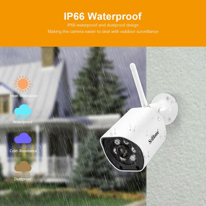 SriHome SH034C 4.0MP AI Humanoid Tracking WiFi Outdoor Surveillance Camera(AU Plug) - Bullet Camera by SriHome | Online Shopping South Africa | PMC Jewellery | Buy Now Pay Later Mobicred