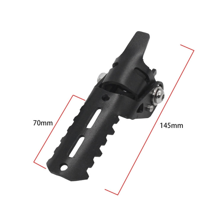 For BMW R1250GS R1200 GS ADV Motorcycle 22-25mm Front Folding Foot Pegs Footrests Clamps(Silver) - Others by PMC Jewellery | Online Shopping South Africa | PMC Jewellery