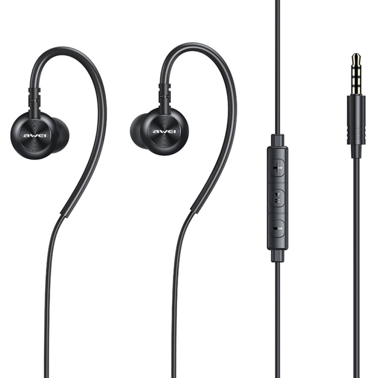 awei L3 1.2m Mini Stereo In-ear Earphones - In Ear Wired Earphone by awei | Online Shopping South Africa | PMC Jewellery