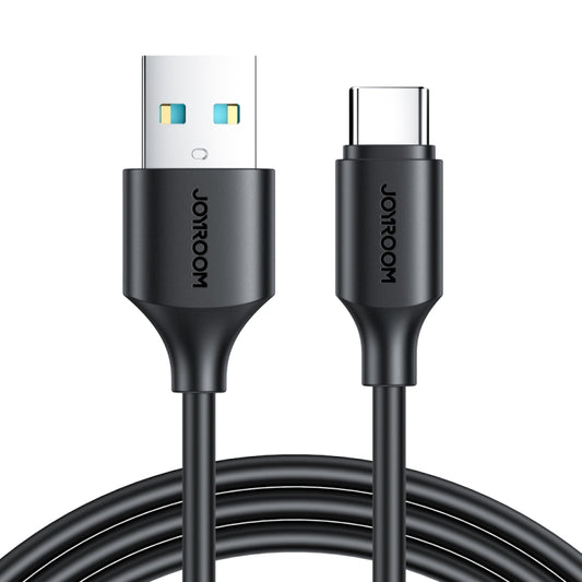 JOYROOM S-UC027A9 3A USB to USB-C/Type-C Fast Charging Data Cable, Length: 2m(Black) - USB-C & Type-C Cable by JOYROOM | Online Shopping South Africa | PMC Jewellery