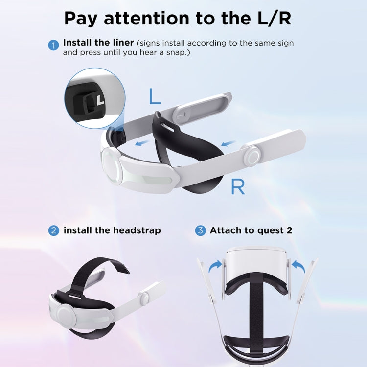 JOYROOM JR-QS1 For Oculus Quest 2 Adjustable VR Glasses Comfort Head Strap - VR Accessories by PMC Jewellery | Online Shopping South Africa | PMC Jewellery