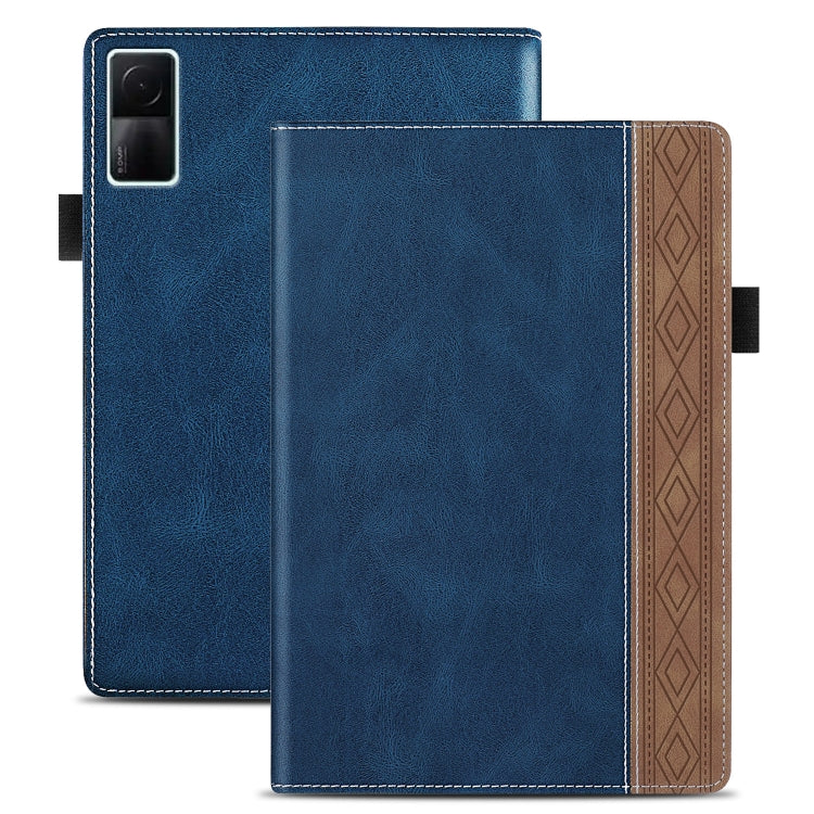 For Xiaomi Redmi Pad 10.61 Splicing Series Tablet PC Leather Case(Royal Blue) - free shipping - PMC TechLife - Order now!