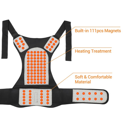 HailiCare Household Neck Back Waist Protector Waistcoat Warm Vest Protective Gear with Magnet Therapy, Size:L - Corrector by PMC Jewellery | Online Shopping South Africa | PMC Jewellery