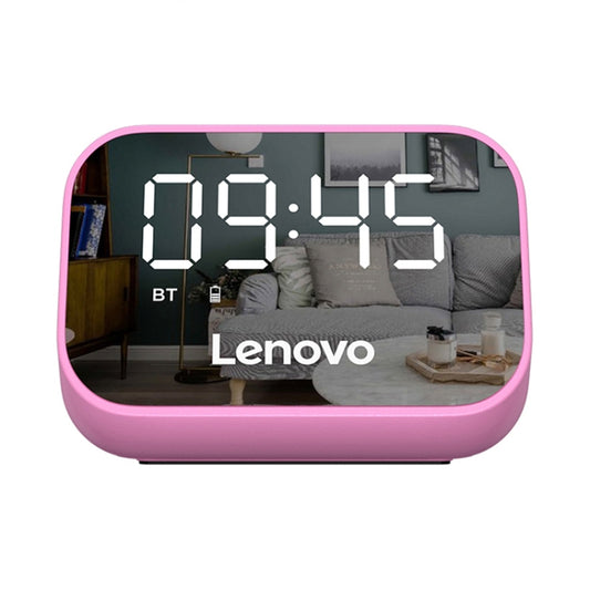 Lenovo TS13 Wireless Portable Subwoofer Stereo Bluetooth Speaker Smart Alarm Clock(Pink) - Desktop Speaker by Lenovo | Online Shopping South Africa | PMC Jewellery