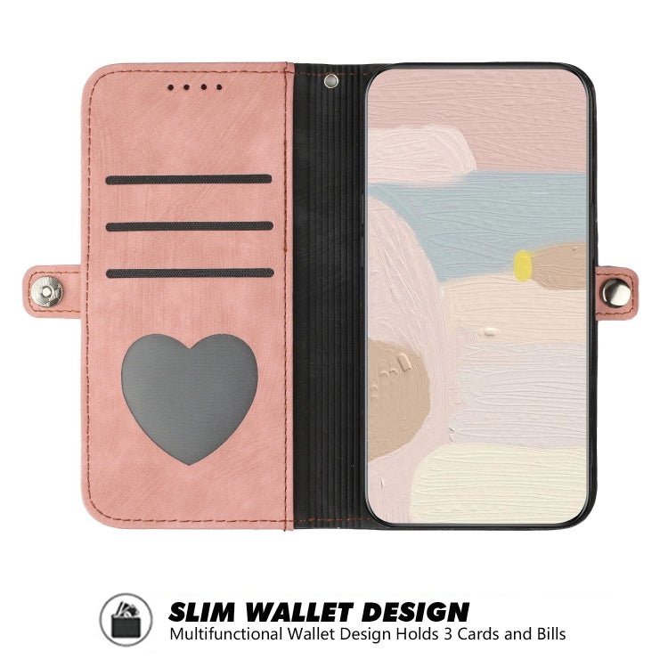 For Huawei Mate 10 Pro Side Buckle Double Fold Hand Strap Leather Phone Case(Pink) - free shipping - PMC TechLife - Order now!