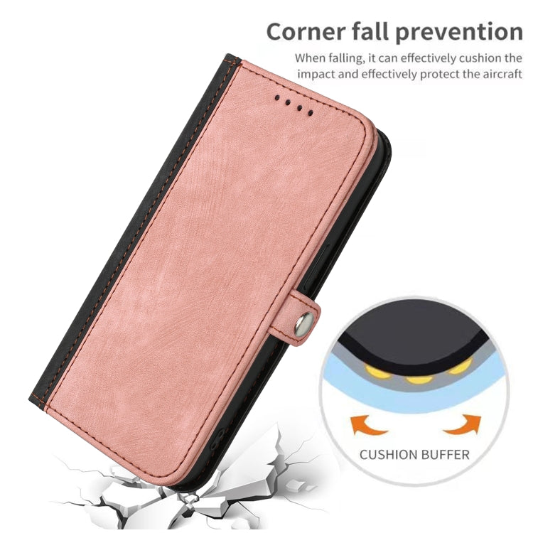 For Huawei Mate 10 Pro Side Buckle Double Fold Hand Strap Leather Phone Case(Pink) - free shipping - PMC TechLife - Order now!