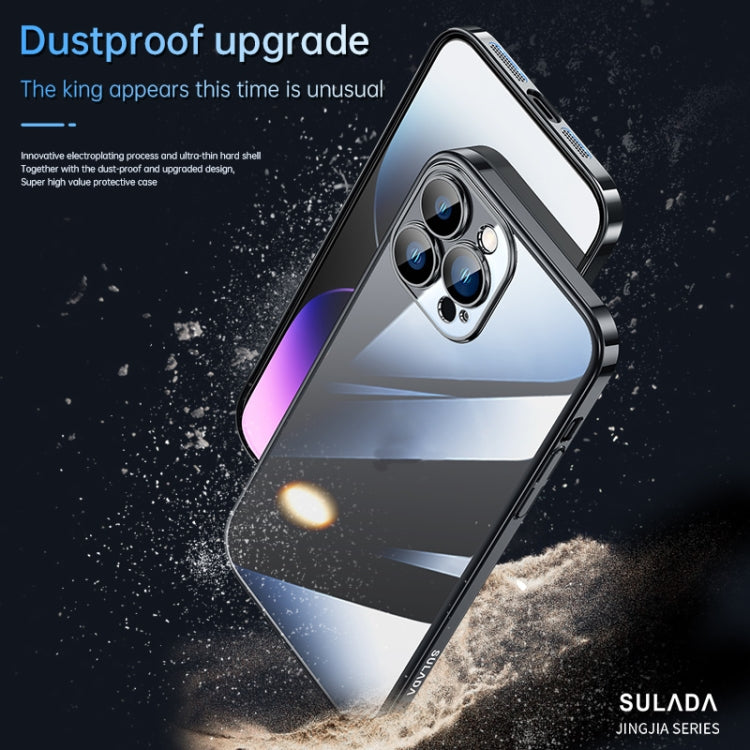For iPhone 14 SULADA Hard PC Shockproof Phone Case(Silver) - iPhone 14 Cases by SULADA | Online Shopping South Africa | PMC TechLife | Buy Now Pay Later Mobicred