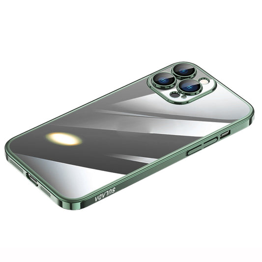 For iPhone 14 Pro SULADA Hard PC Shockproof Phone Case(Green) - iPhone 14 Pro Cases by SULADA | Online Shopping South Africa | PMC Jewellery | Buy Now Pay Later Mobicred