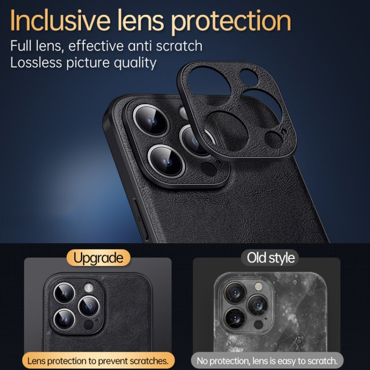 For iPhone 14 SULADA Shockproof TPU + Handmade Leather Phone Case(Black) - iPhone 14 Cases by SULADA | Online Shopping South Africa | PMC TechLife | Buy Now Pay Later Mobicred