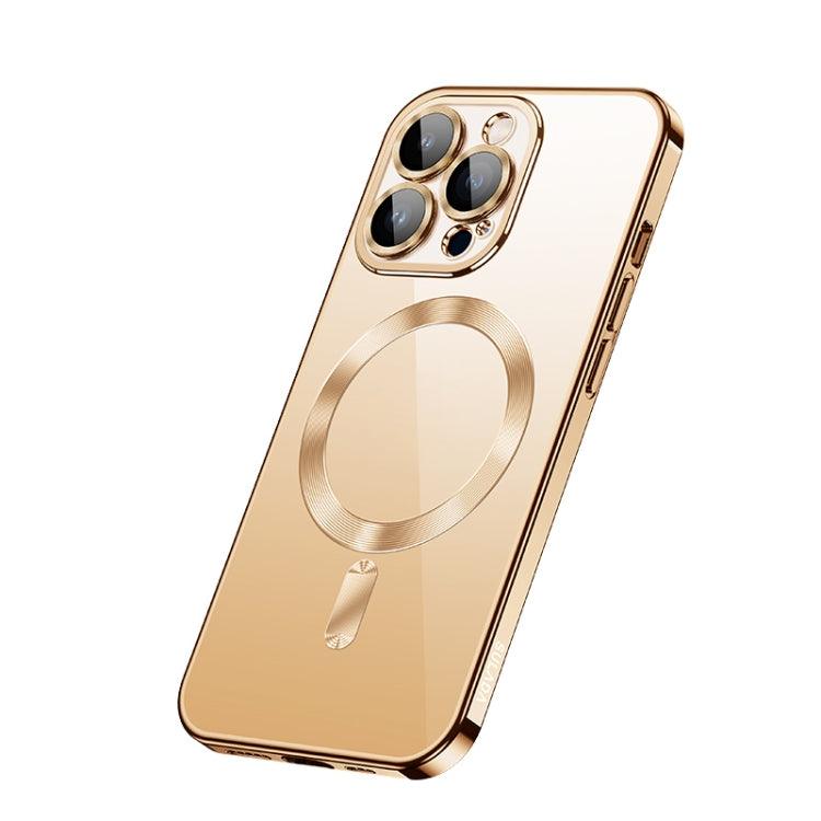 For iPhone 14 Pro SULADA Plating TPU Shockproof Phone Soft Case(Gold) - iPhone 14 Pro Cases by SULADA | Online Shopping South Africa | PMC Jewellery