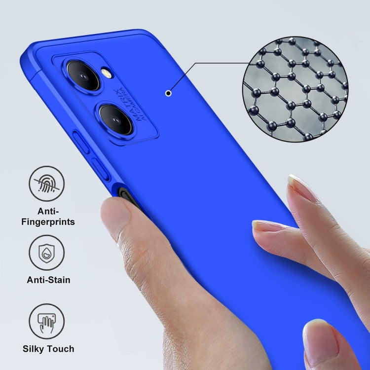 For Realme C33 GKK Three Stage Splicing Full Coverage PC Phone Case(Blue) - Realme Cases by GKK | Online Shopping South Africa | PMC Jewellery