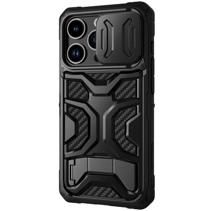 For iPhone 14 Pro NILLKIN Sliding Camera Cover Design TPU + PC Phone Case(Black) - iPhone 14 Pro Cases by NILLKIN | Online Shopping South Africa | PMC Jewellery