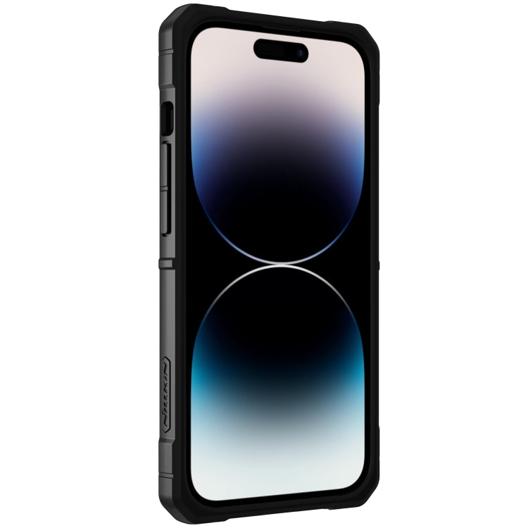 For iPhone 14 Pro NILLKIN Sliding Camera Cover Design TPU + PC Magnetic Phone Case(Black) - iPhone 14 Pro Cases by NILLKIN | Online Shopping South Africa | PMC Jewellery | Buy Now Pay Later Mobicred