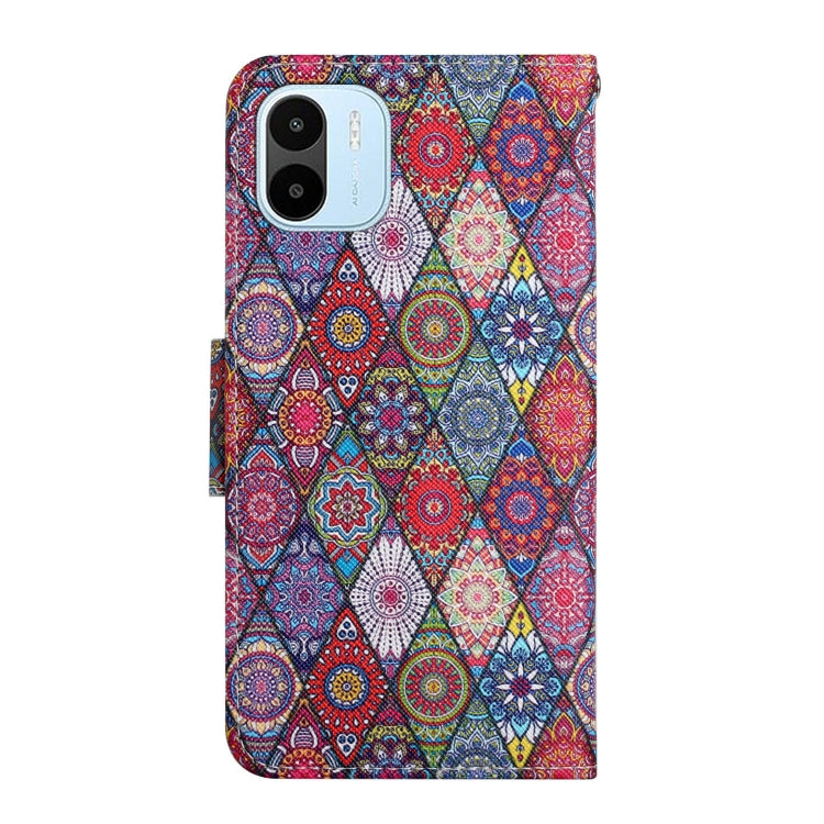 For Xiaomi Redmi A1 Colored Drawing Pattern Leather Phone Case(Diamond Kaleidoscope) - free shipping - PMC TechLife - Order now!