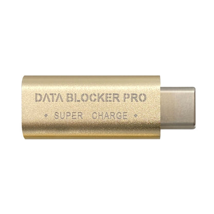 GE07 USB-C / Type-C Data Blocker Fast Charging Connector(Gold) - Converter & Adapter by PMC Jewellery | Online Shopping South Africa | PMC Jewellery