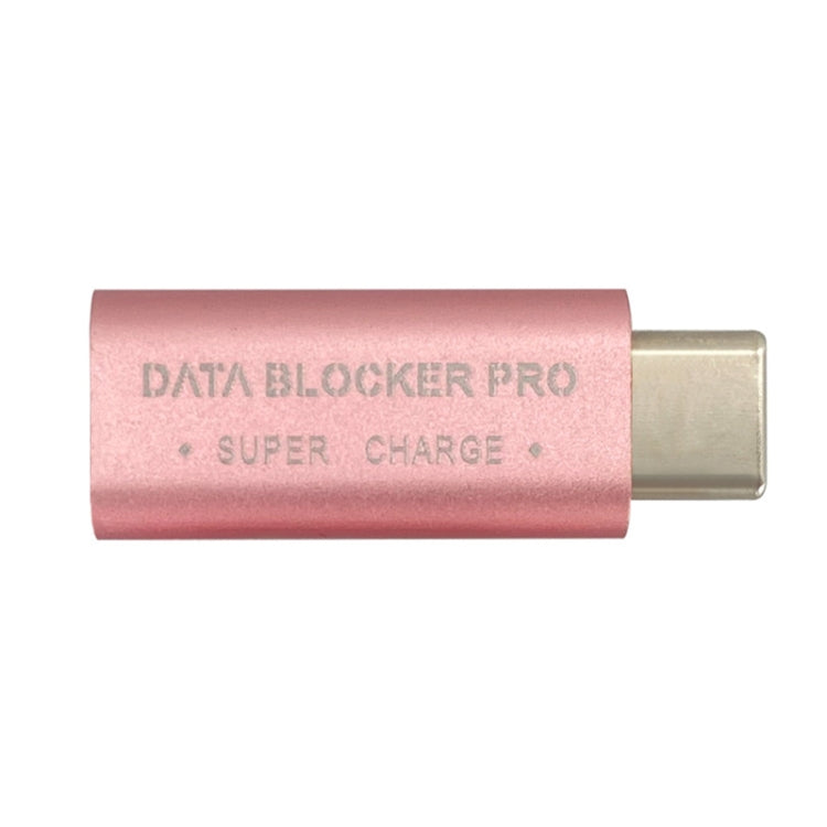 GE07 USB-C / Type-C Data Blocker Fast Charging Connector(Rose Gold) - Converter & Adapter by PMC Jewellery | Online Shopping South Africa | PMC Jewellery