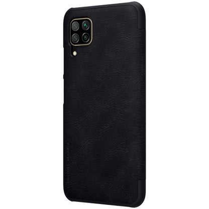 For Huawei nova 6 SE NILLKIN QIN Series Crazy Horse Texture Horizontal Flip Leather Case With Card Slot(Black) - Huawei Cases by NILLKIN | Online Shopping South Africa | PMC Jewellery