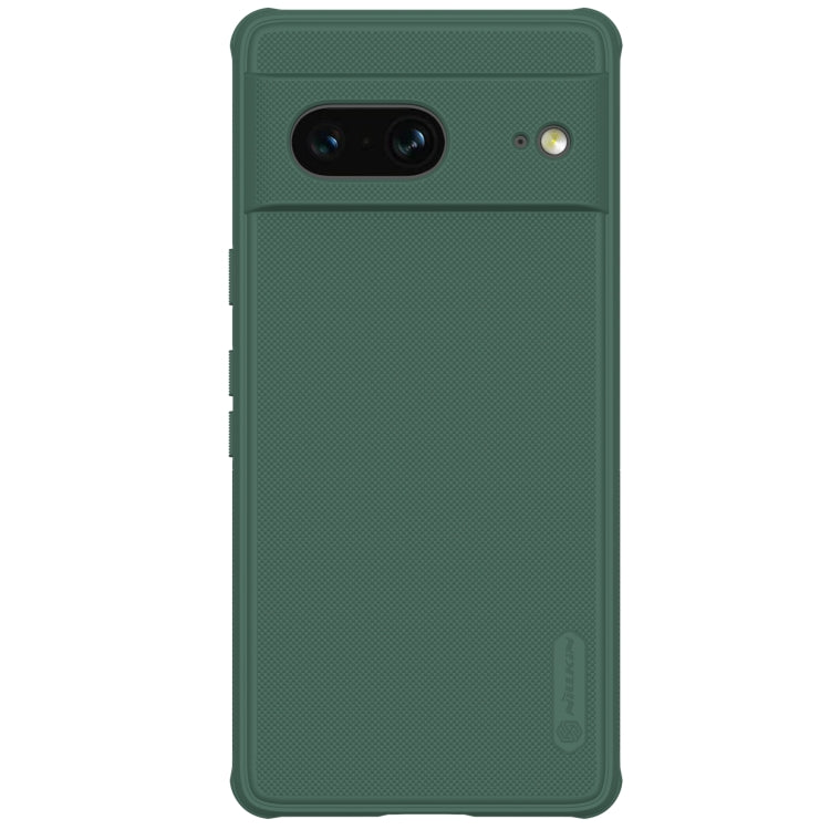 For Google Pixel 7 5G NILLKIN Super Frosted Shield Pro PC + TPU Phone Case(Green) - Google Cases by NILLKIN | Online Shopping South Africa | PMC Jewellery