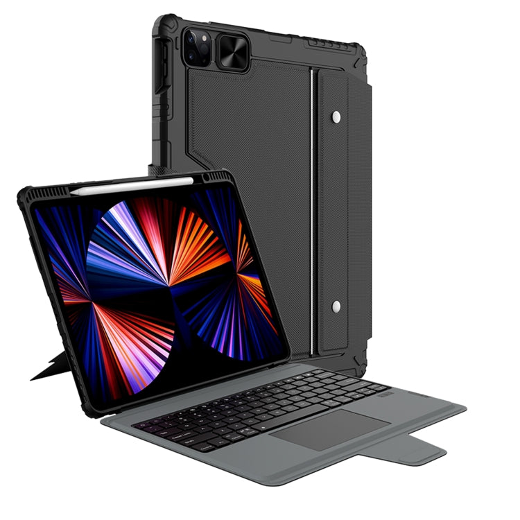 For iPad Pro 12.9 2020 / 2021 Nillkin Bumper Combo Keyboard Case - For iPad Pro by NILLKIN | Online Shopping South Africa | PMC Jewellery | Buy Now Pay Later Mobicred