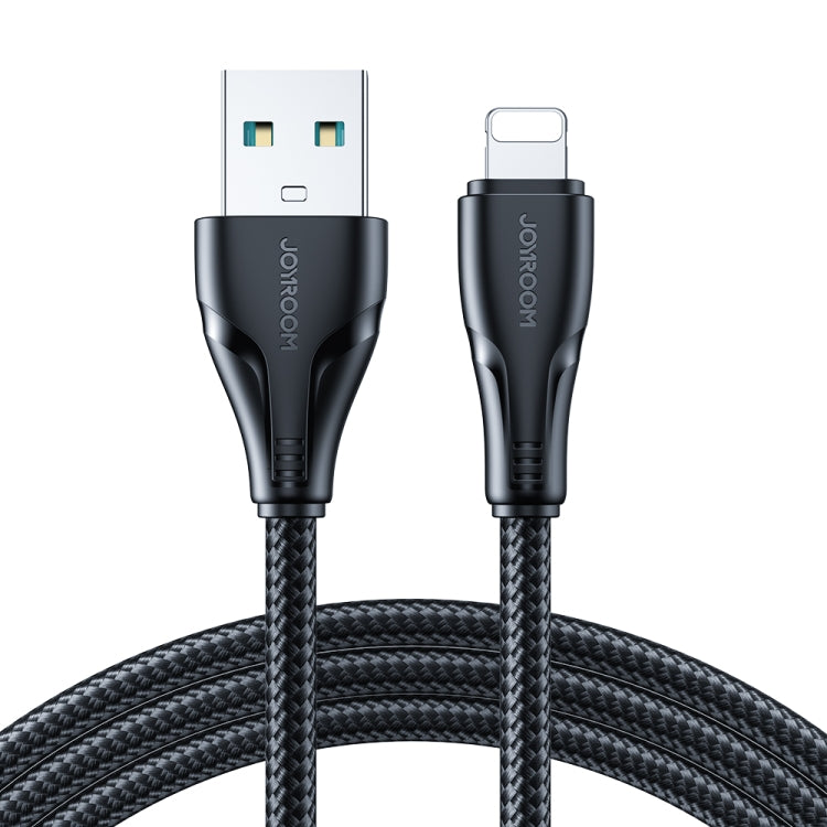 JOYROOM 2.4A USB to 8 Pin Surpass Series Fast Charging Data Cable, Length:1.2m(Black) - Normal Style Cable by JOYROOM | Online Shopping South Africa | PMC TechLife | Buy Now Pay Later Mobicred