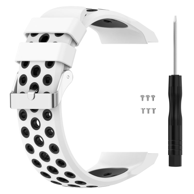 For Huawei Watch GT Cyber Two-color Silicone Watch Band (Black White) -  by PMC Jewellery | Online Shopping South Africa | PMC Jewellery