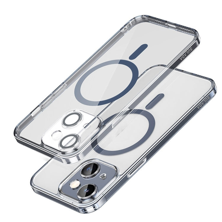 For iPhone 14 SULADA Jingpin Series All-inclusive Lens Electroplated TPU Phone Case(Blue) - iPhone 14 Cases by SULADA | Online Shopping South Africa | PMC TechLife