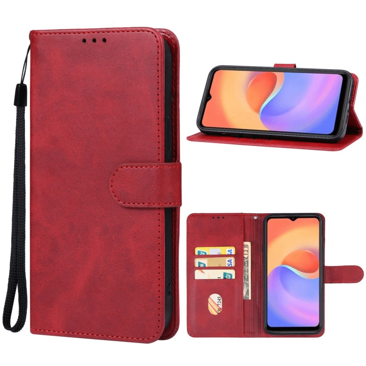 For ZTE Blade A52 Lite Leather Phone Case(Red) - ZTE Cases by PMC Jewellery | Online Shopping South Africa | PMC Jewellery