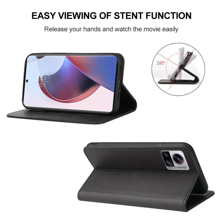 For Motorola Edge 30 Ultra Magnetic Closure Leather Phone Case(Black) - free shipping - PMC TechLife - Order now!