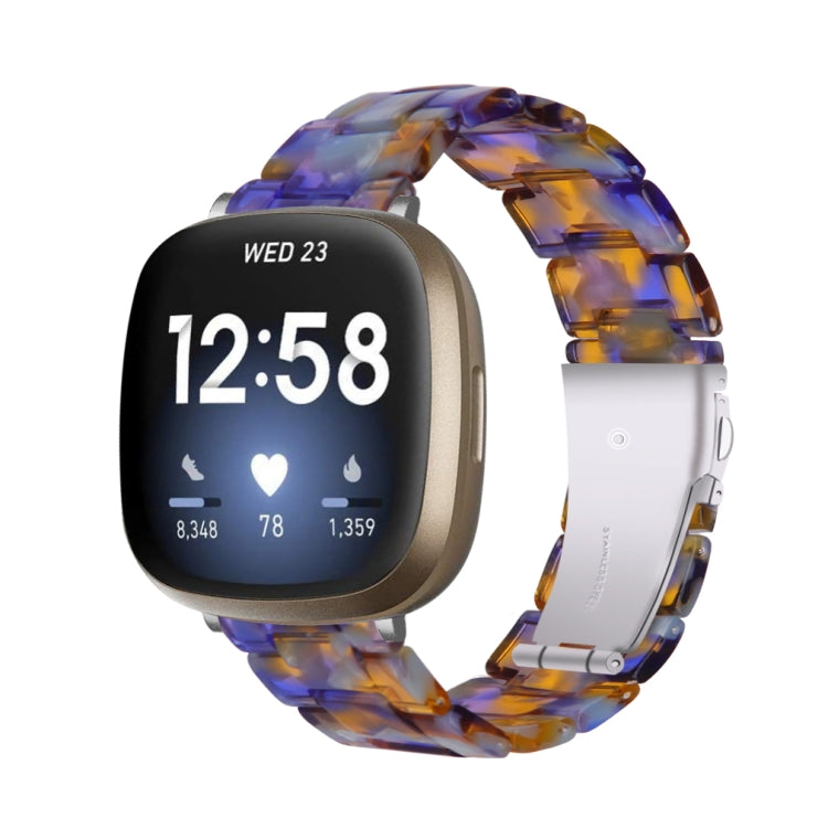 For Fitbit Versa 3 / Sense Universal Resin Watch Band(Blue Ocean) - free shipping - PMC TechLife - Order now!