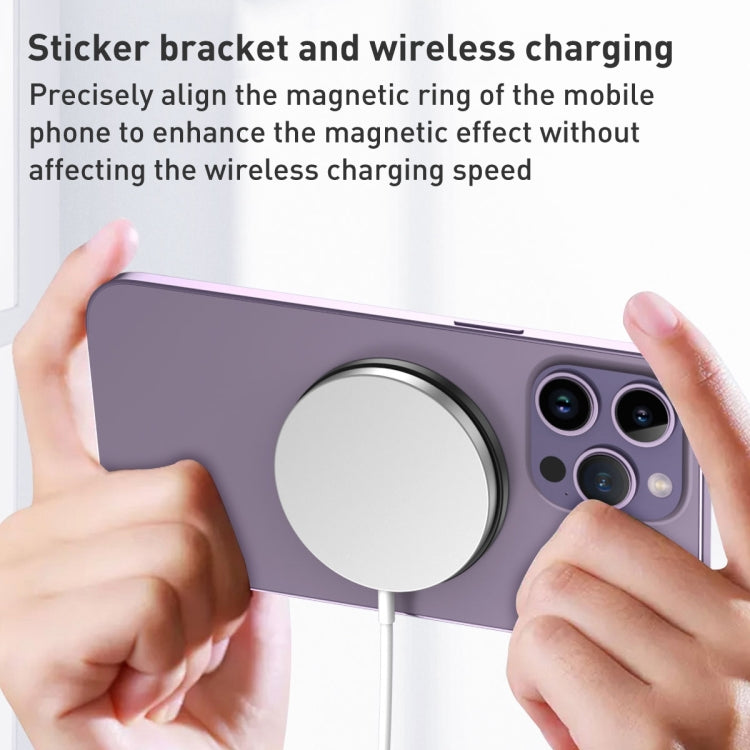 Car Magnetic Dual Axis Ring Phone Holder(Frosted Purple) - Ring Holder by PMC TechLife | Online Shopping South Africa | PMC TechLife