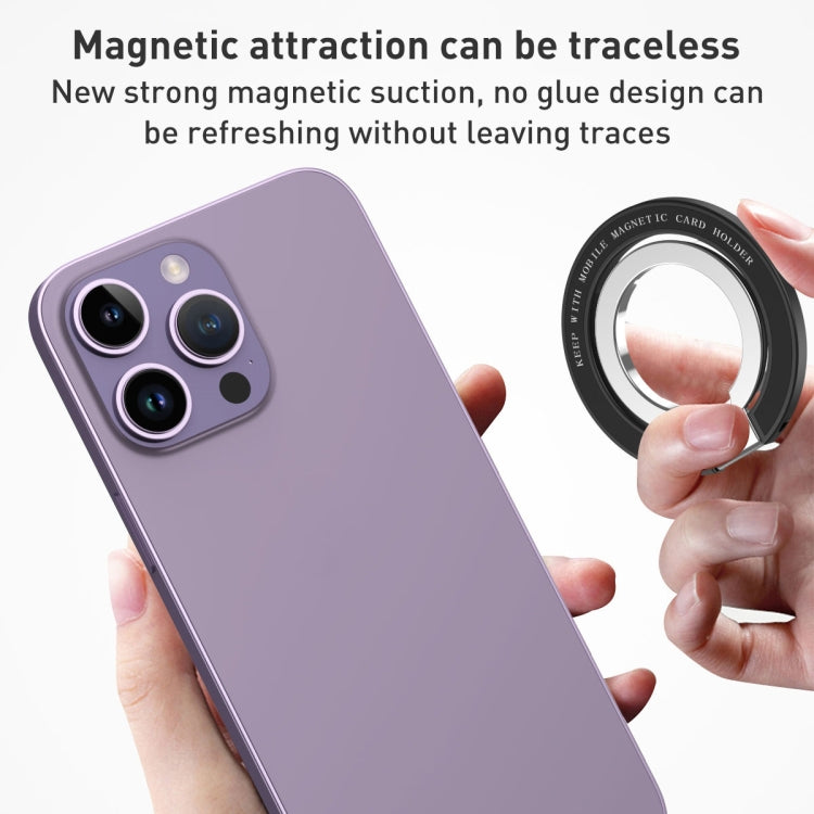 Car Magnetic Dual Axis Ring Phone Holder(Bright White) - Ring Holder by PMC TechLife | Online Shopping South Africa | PMC TechLife
