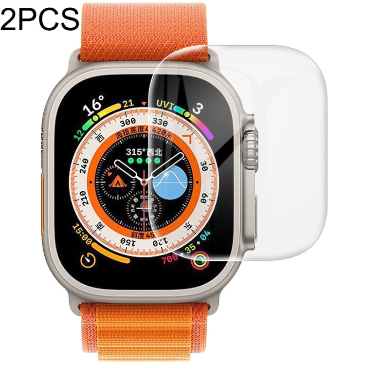 For Apple Watch Ultra 49mm 2pcs imak Curved Full Screen Hydrogel Film Front Protector - free shipping - PMC TechLife - Order now!