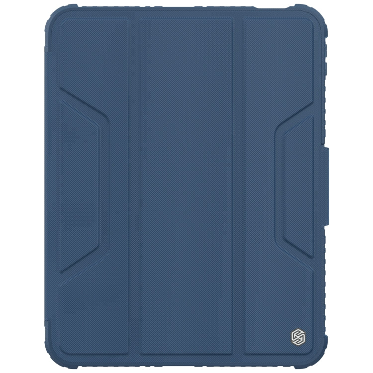 For iPad 10th Gen 10.9 2022 NILLKIN Bumper Pro Leather Tablet Case(Blue) - iPad 10th Gen 10.9 Cases by NILLKIN | Online Shopping South Africa | PMC Jewellery