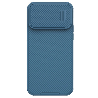 For iPhone 14 Pro Max NILLKIN CamShield S PC Phone Case(Blue) - iPhone 14 Pro Max Cases by NILLKIN | Online Shopping South Africa | PMC Jewellery | Buy Now Pay Later Mobicred