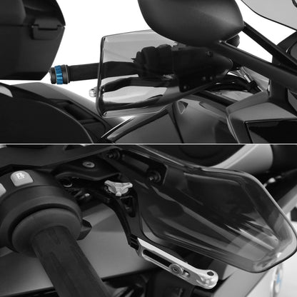 For BMW K1600B K1600GT MO-HS005 Motorcycle Windshield Hand Guards Protectors(Grey) - Ornamental Parts by PMC Jewellery | Online Shopping South Africa | PMC Jewellery