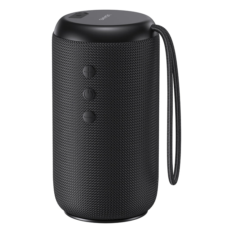 USAMS US-YC011 Lanyard Style Fabric Wireless Bluetooth Waterproof Small Speaker(Black) - Mini Speaker by USAMS | Online Shopping South Africa | PMC Jewellery