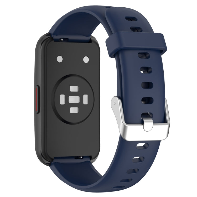 For Keep Band B5 / B4 / B4 Lite 16mm Glossy Surface Silicone Watch Band(Midnight Blue) - free shipping - PMC TechLife - Order now!