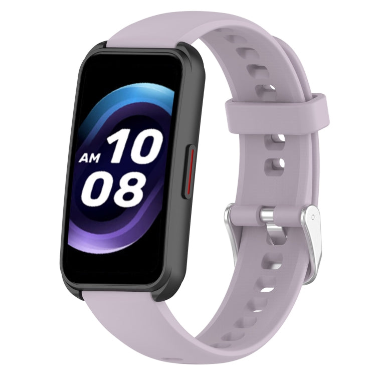 For Keep Band B5 / B4 / B4 Lite 16mm Glossy Surface Silicone Watch Band(Purple) - free shipping - PMC TechLife - Order now!