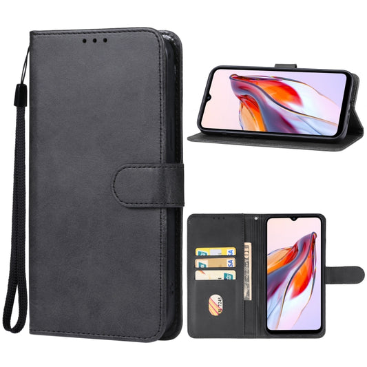 For Xiaomi Redmi 12C Leather Phone Case(Black) - Xiaomi Cases by PMC Jewellery | Online Shopping South Africa | PMC Jewellery