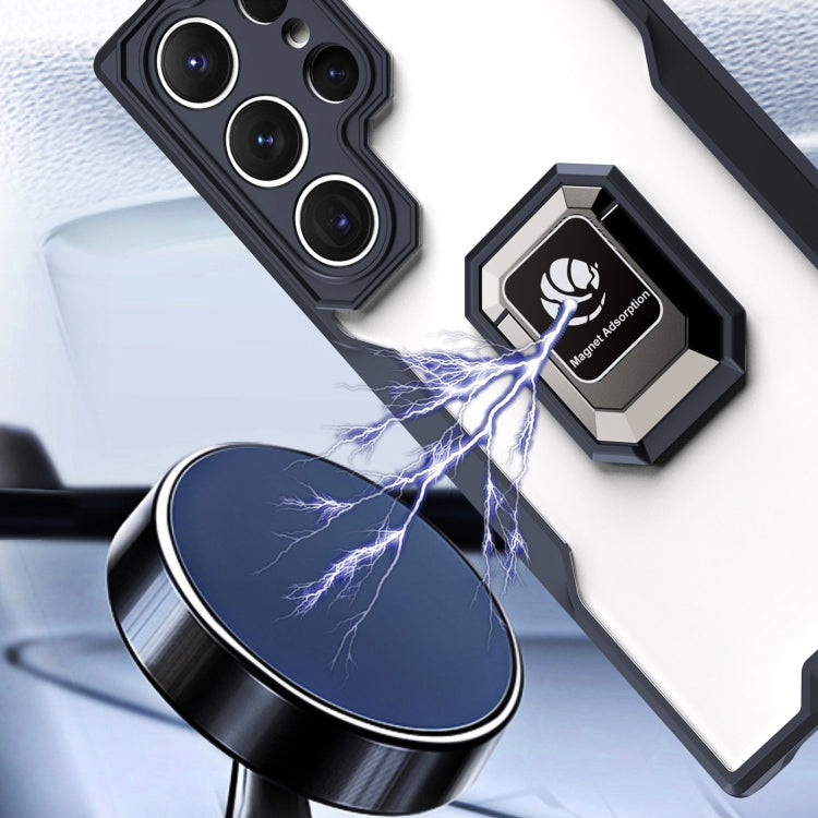 For Samsung Galaxy A14 5G Armor Shockproof Magnetic Ring Phone Case(Deep Purple) - free shipping - PMC TechLife - Order now!